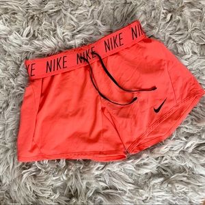 XS Coral Nike Dri-Fit Shorts